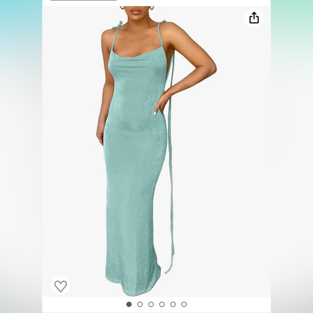 Low back maxi dress